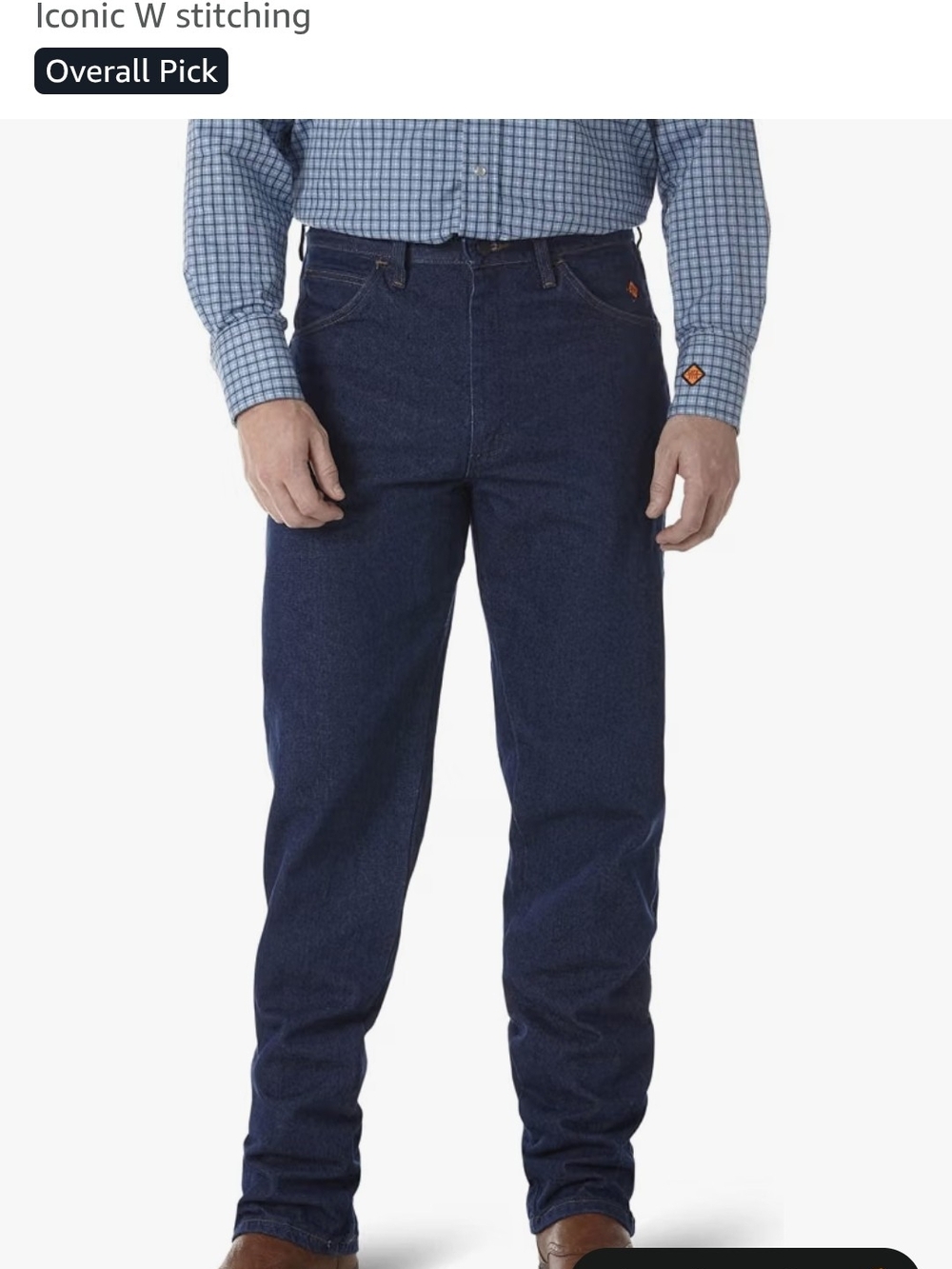 Wrangler Dark Blue Relaxed Fit Jeans